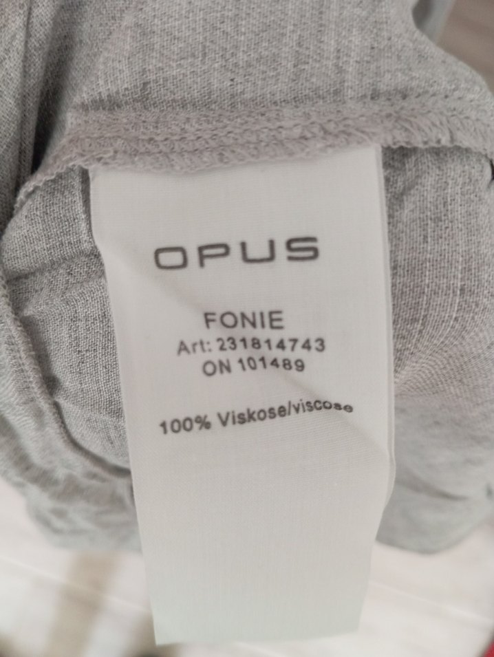 Opus Marka Gri  Salaş Kolsuz Midi Elbise - Görsel 5