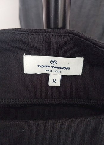 Tom Tailor Dantel Detaylı Siyah Midi Etek 38 Beden - Görsel 3