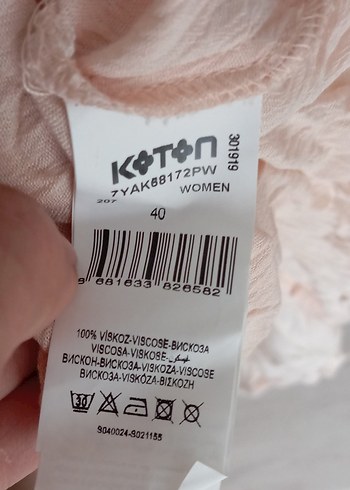 Koton El Emeği Koleksiyonu Bohem Çiçek Desenli Bluz 40 Beden - Görsel 4