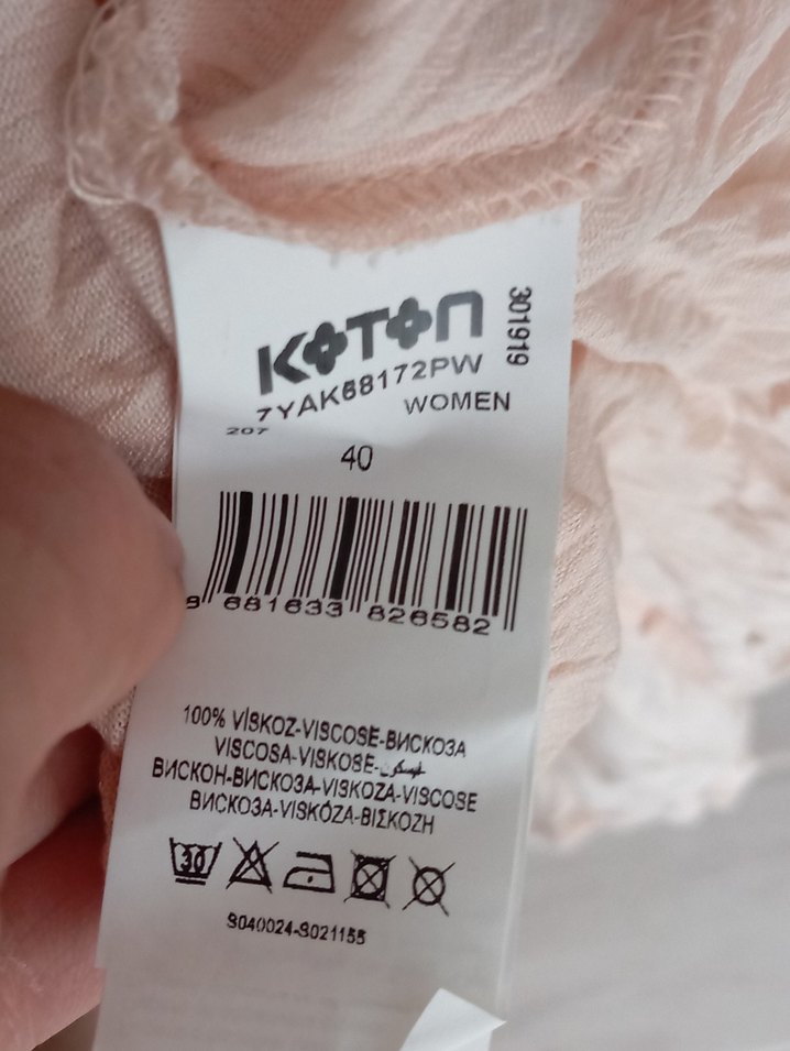 Koton El Emeği Koleksiyonu Bohem Çiçek Desenli Bluz 40 Beden - Görsel 4