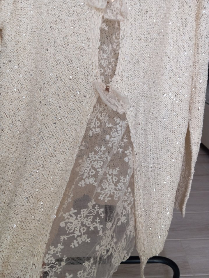 Nora.z Marka L Beden sırttan dekolteli Uzun Kollu Triko Kazak - Görsel 3