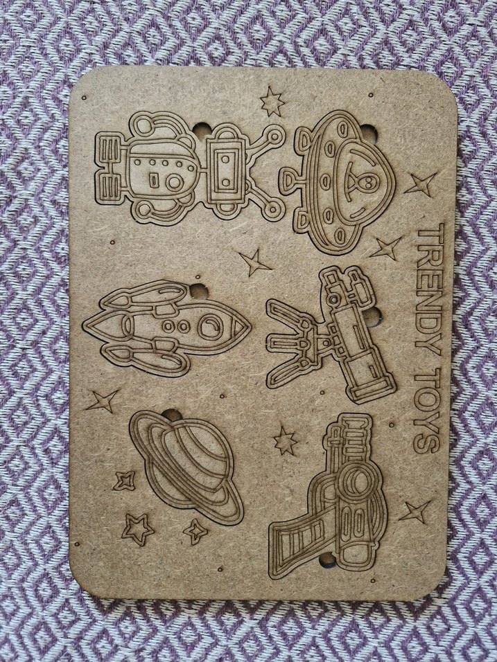 Boyanabilir Ahşaptan Çocuk Yapbozu - Görsel 3