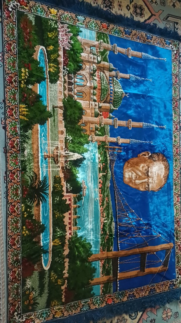 Çok Renkli Etnik Desenli Duvar Halısı - Görsel 2