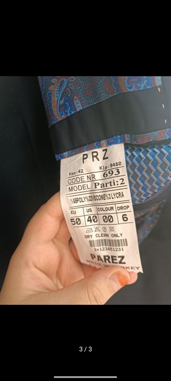 Düğmeli,Erkek Takım Elbise - Görsel 3