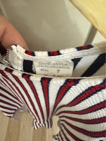 Zara Zara marka 7 yaş kız çocuk elbise