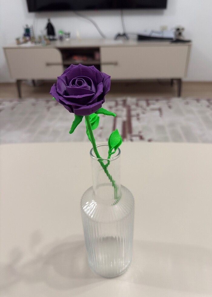 Anneler gününe özel mor gül - Görsel 4