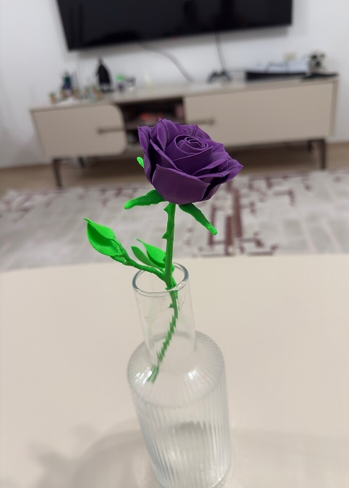 Anneler gününe özel mor gül - Görsel 5