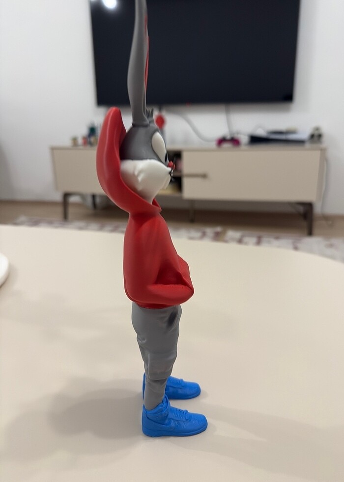 Urban bugs bunny figürü 27 cm - Görsel 2