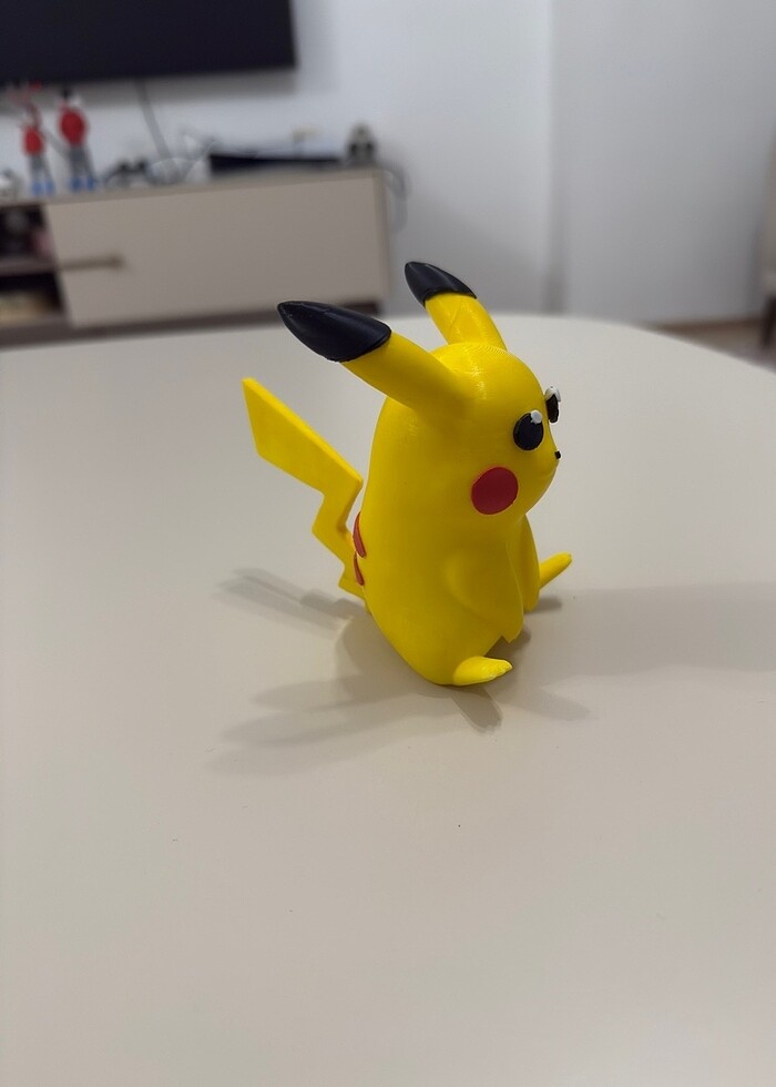 Pikaçu figürü 10 cm - Görsel 3