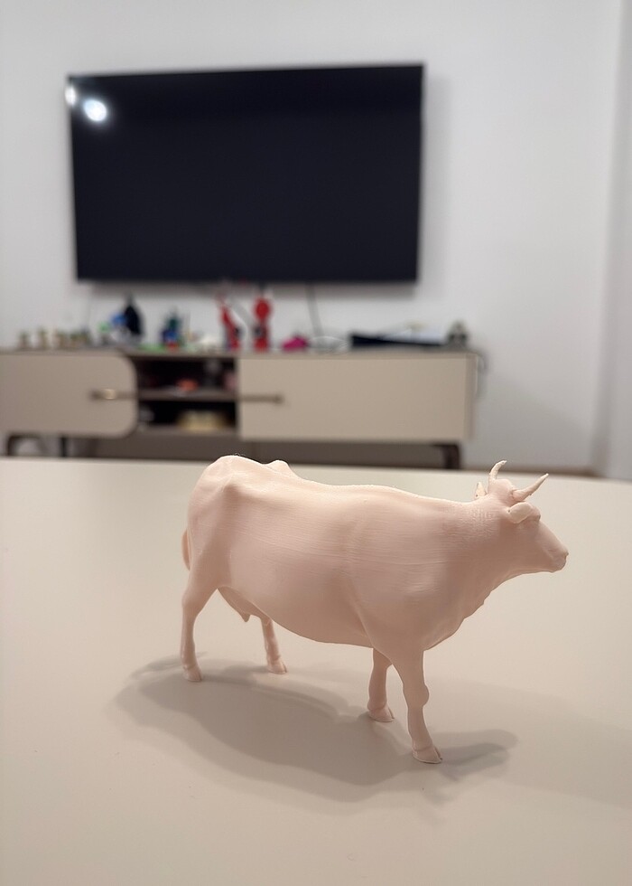 İnek figürü 14 cm uzunluğunda - Görsel 2