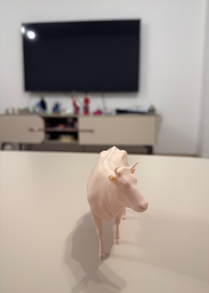 İnek figürü 14 cm uzunluğunda - Görsel 3