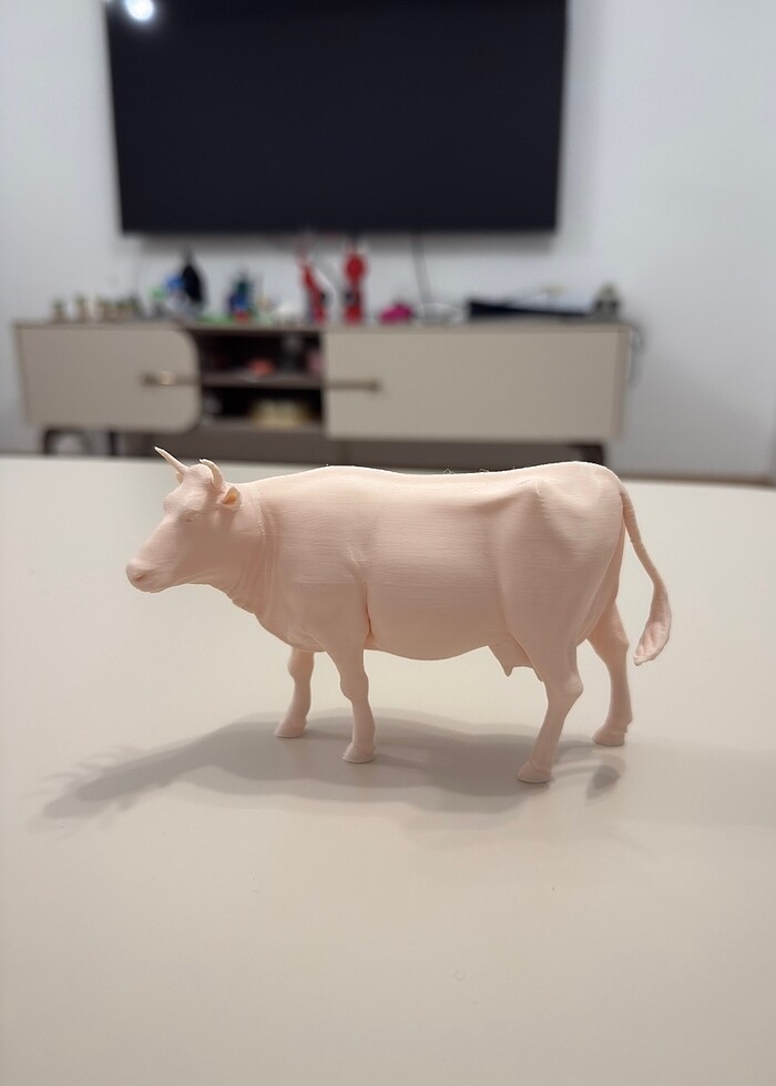 İnek figürü 14 cm uzunluğunda - Görsel 4