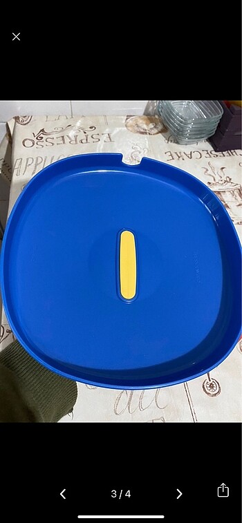 Beden Tupperware sunum tabağı