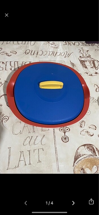 Tupperware sunum tabağı