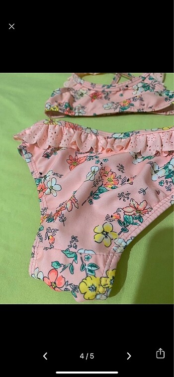 12-18 Ay Beden pembe Renk Lcwaikiki bikini takım 12- 18