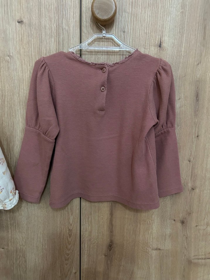 Lcwa 2-3 yaş Kız Çocuk Uzun Kollu Fırfırlı Bluz - Görsel 4