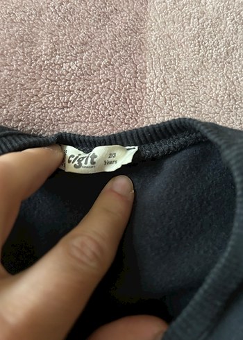 Cigit 2-3 yaş antrasit şardonlu sweat - Görsel 3