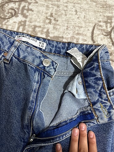 38 Beden Koton mavi jean