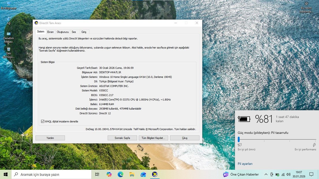 Asus X550CC Marka Bilgisayar - Görsel 2