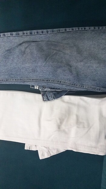 38 Beden beyaz Renk LCW KOT PANTOLON VE BEYAZ PANTOLON