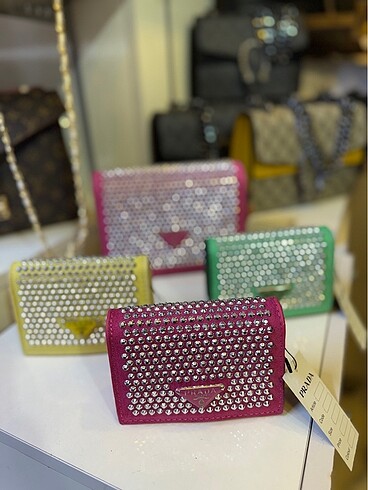 Prada Taşlı prada çanta