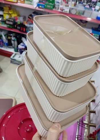 4'LÜ SAKLAMA KABI ŞOK FİYAT  - Görsel 4