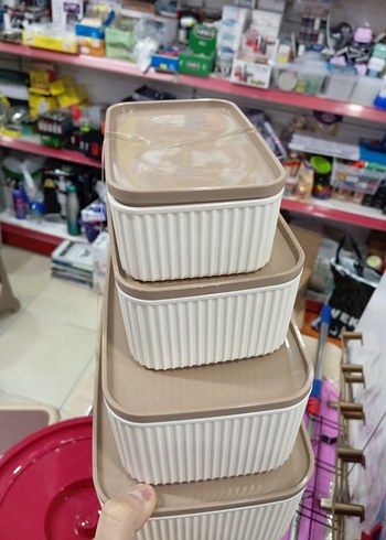 4'LÜ SAKLAMA KABI ŞOK FİYAT  - Görsel 3