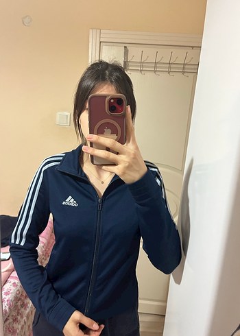 Lacivert Fermuarlı Kadın Spor hırka orijinal