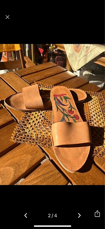 38 Beden Handmade deri terlik