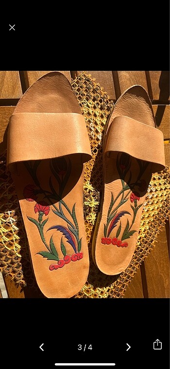 American Vintage Handmade deri terlik