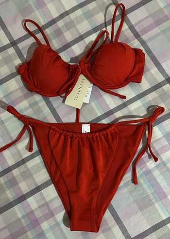 Trendyolmilla Kırmızı Bikini Takımı - Görsel 3