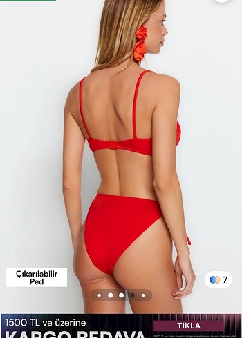 Trendyolmilla Kırmızı Bikini Takımı - Görsel 2