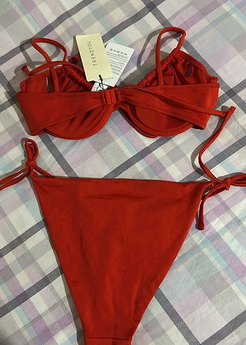 Trendyolmilla Kırmızı Bikini Takımı - Görsel 4