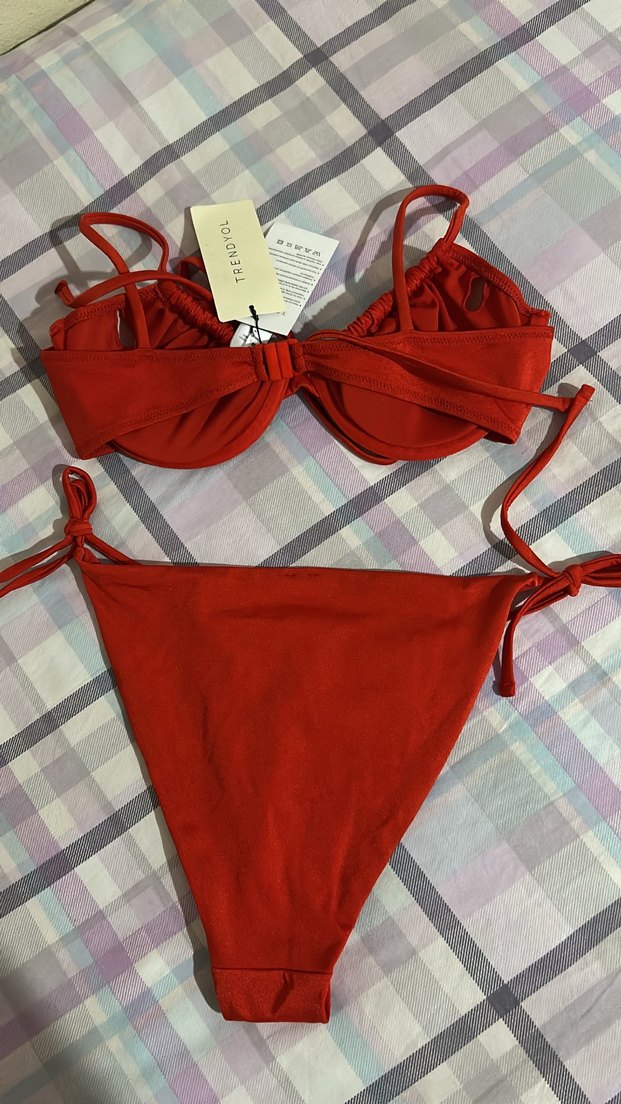 Trendyolmilla Kırmızı Bikini Takımı - Görsel 4