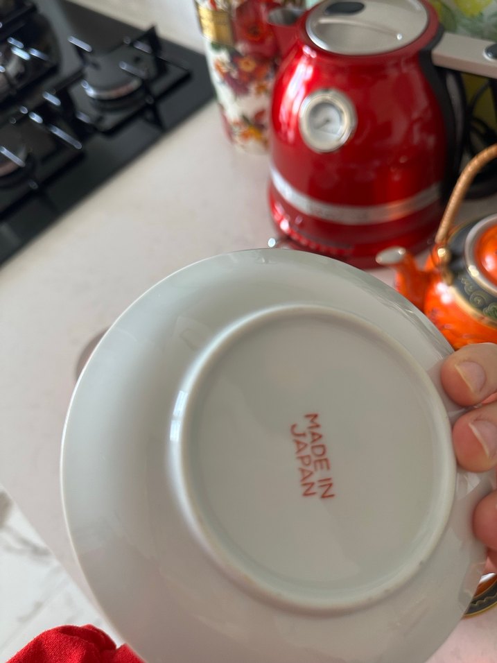 Ejderha Desenli Porselen Japon Çay Seti Geyşa damgalı - Görsel 5