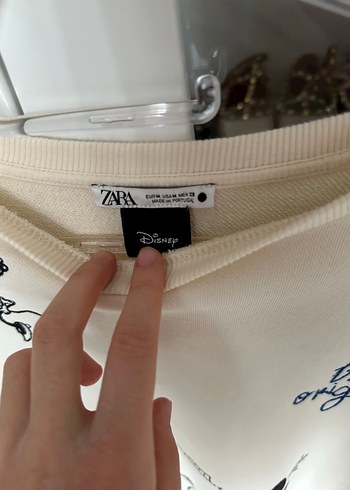 Pamuklu Beyaz Mickey Mouse Baskılı Sweatshirt - Görsel 4