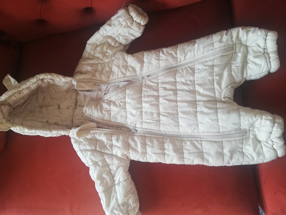 Fermuarlı Bebek Kış Tulumu - Görsel 2