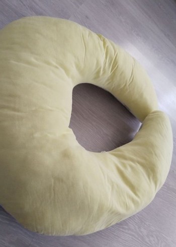 Sarı Desenli Emzirme ve Hamilelik Yastığı - Görsel 4