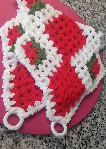 Renkli Örgü Banyo Süngeri - Görsel 3