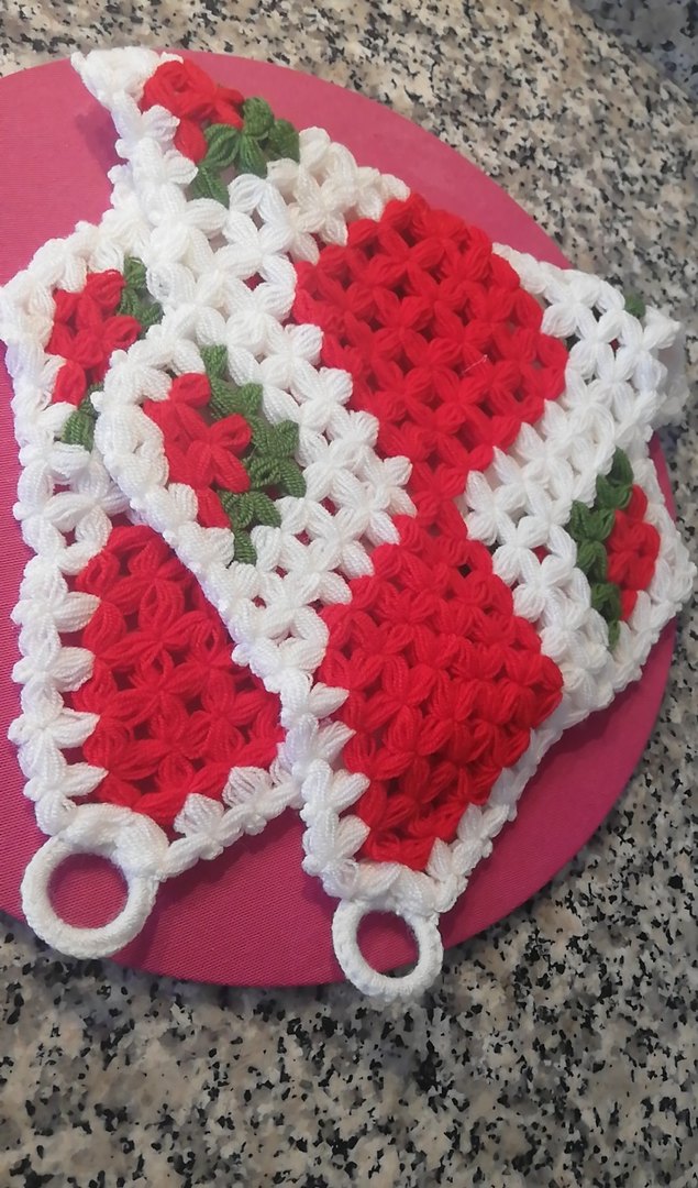 Renkli Örgü Banyo Süngeri - Görsel 3