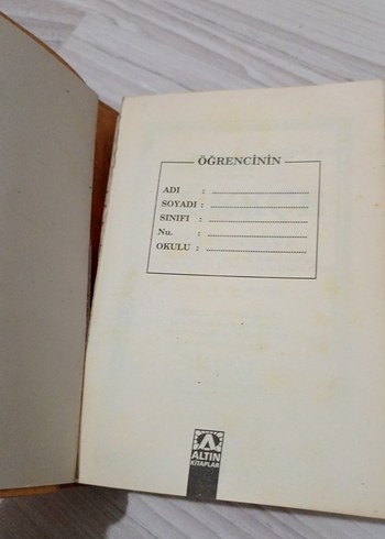 İlköğretim Türkçe Altın Sözlük A - Görsel 3