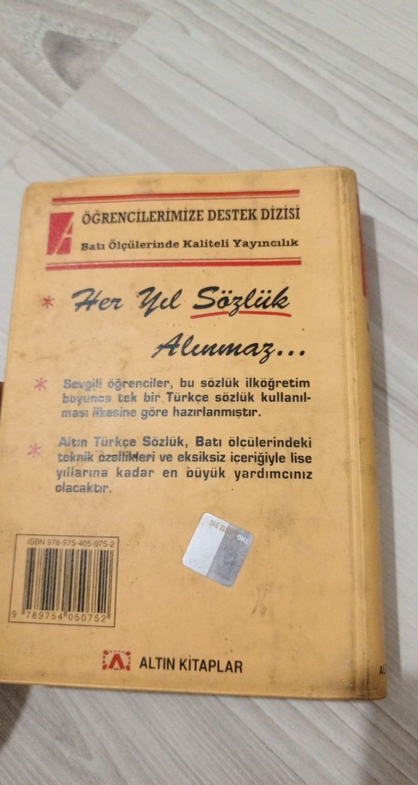 İlköğretim Türkçe Altın Sözlük A - Görsel 2