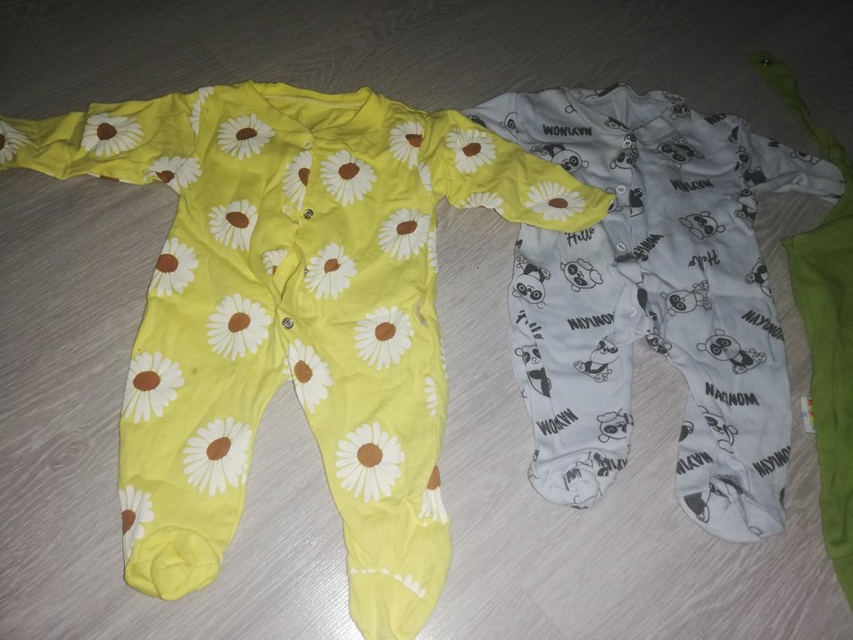 Renkli Desenli Çocuk Uyku Kıyafetleri 4 adet - Görsel 2