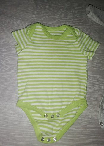 2 Adet bebek zıbın 1 adet tulum - Görsel 6