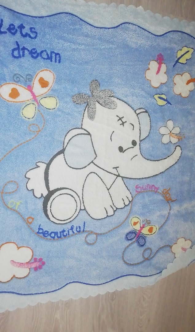 Mavi Desenli Çocuk Battaniyesi - Görsel 2