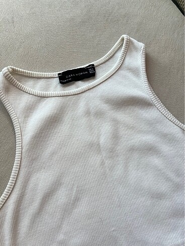 s Beden Zara Beyaz Crop Top