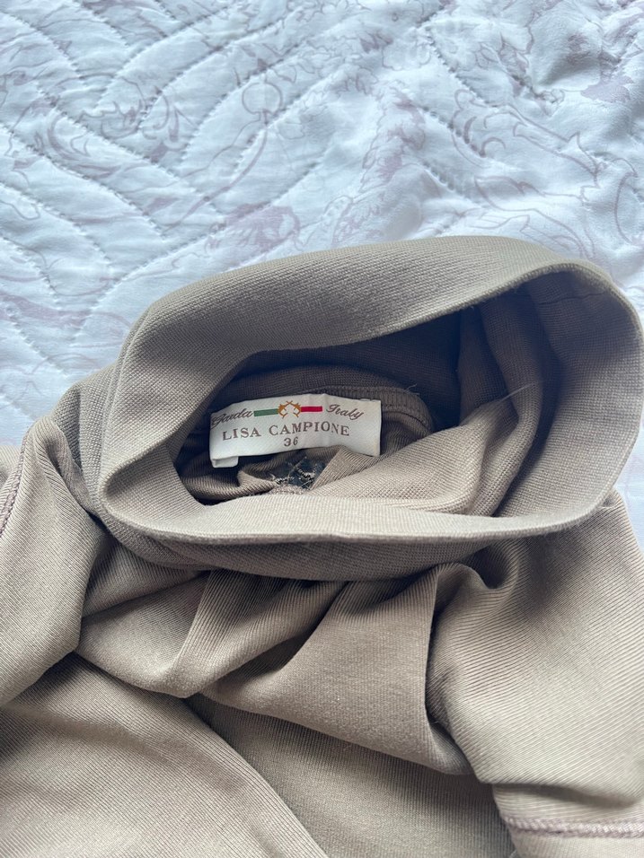 haki Kadın Boğazlı Uzun Kollu Triko - Görsel 3