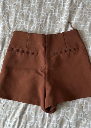 Kahverengi Kemerli Mini Etek - Görsel 2