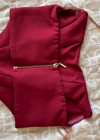 Bordo Parlak Hemşire Korsesi - Görsel 2