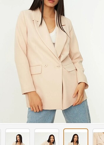 m Beden ten rengi Renk blazer ceket